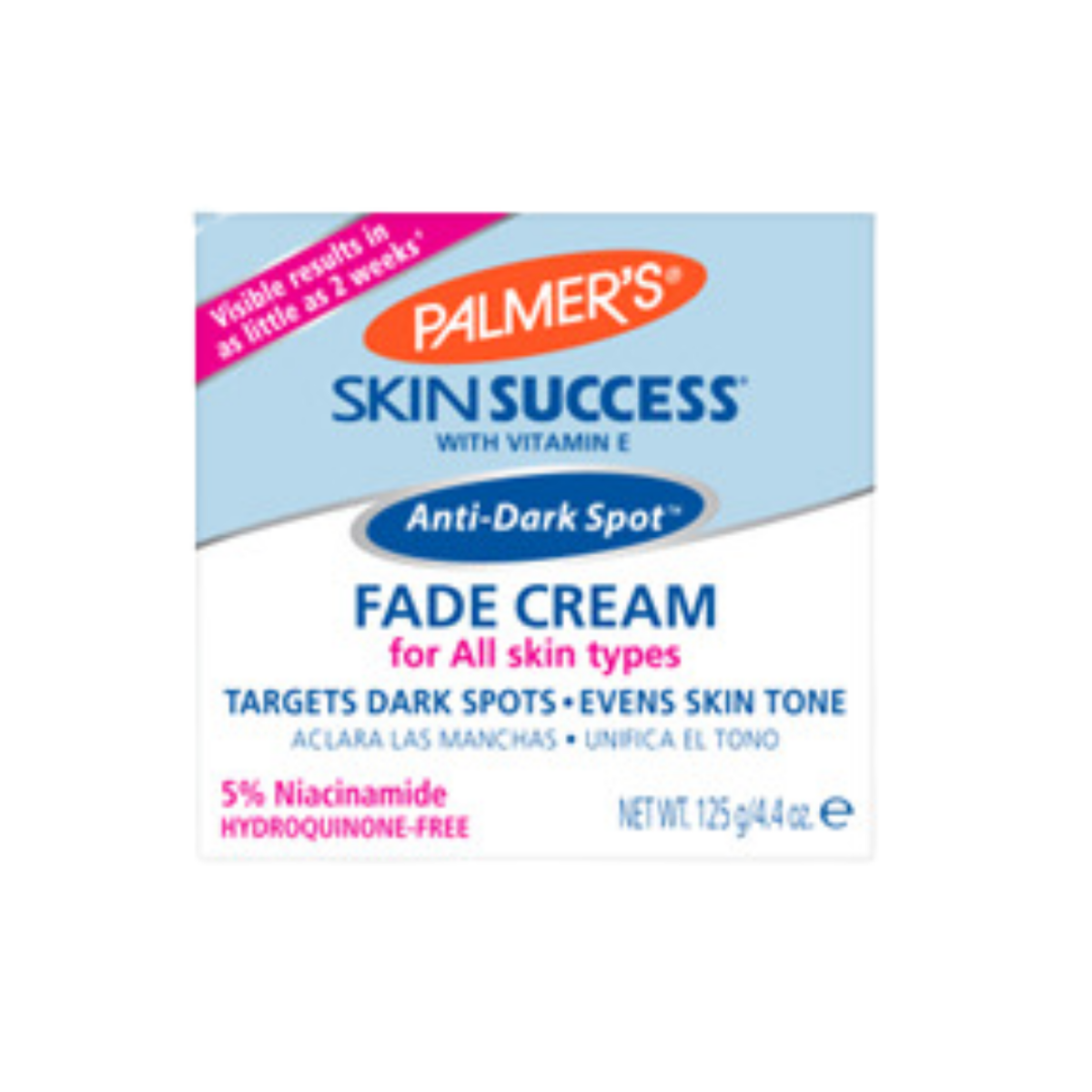 Crème Anti-Tâches Vitamine E Tous types de peaux Skin Success 125gr