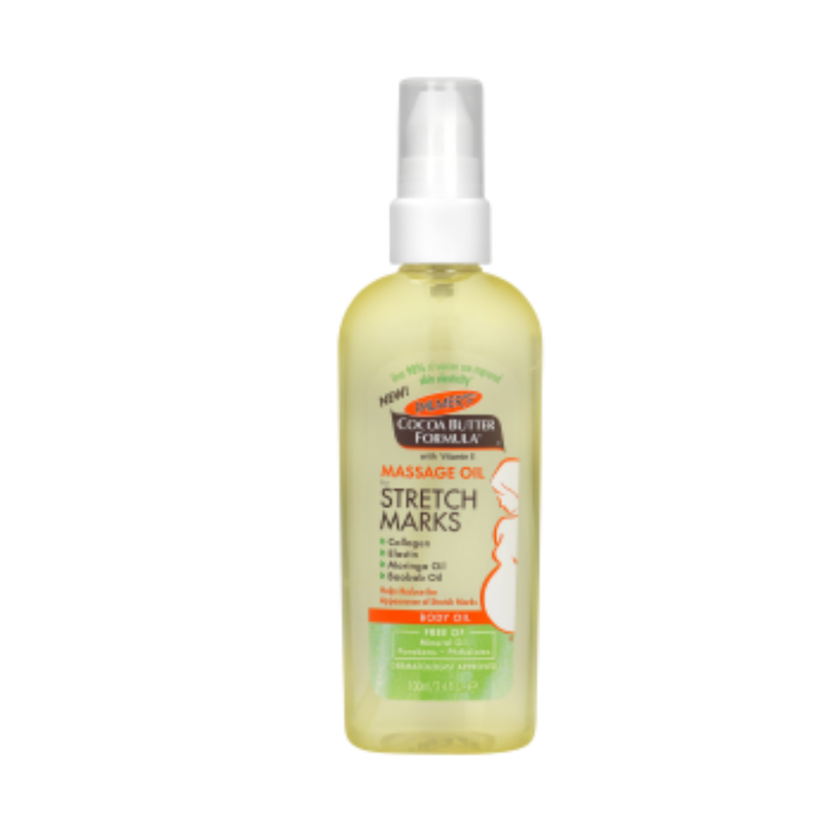 Huile de massage anti-vergeture