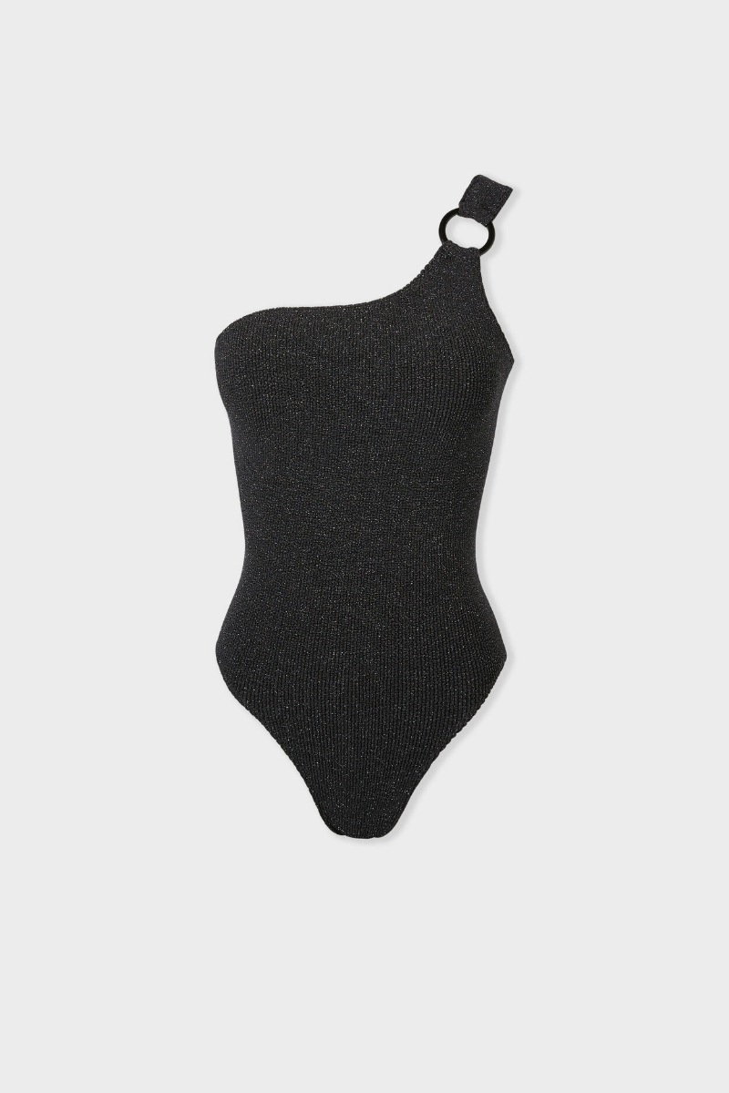 Maillot De Bain 1 Pièce Asymétrique En Matière Extensible thumbnail 4