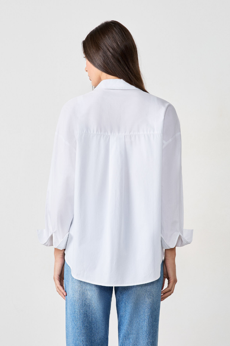 Chemise Manches Longues En Popeline