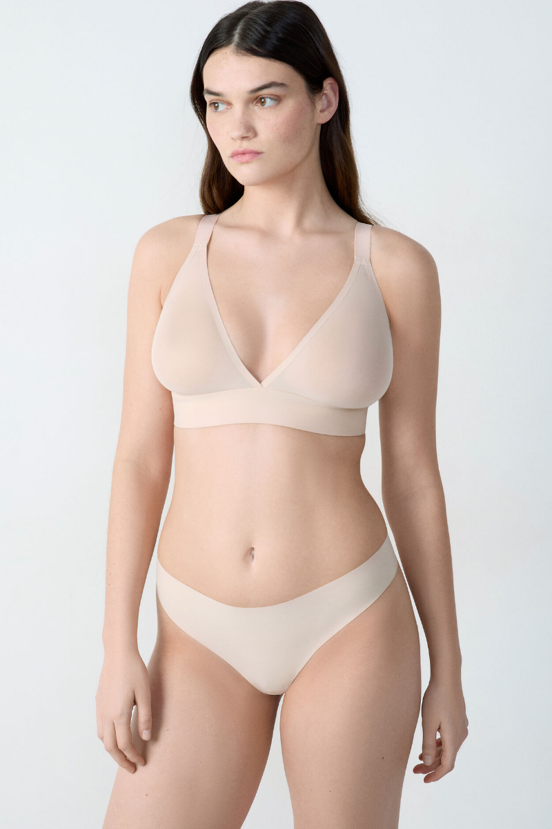 Soutien-gorge Triangle Sans Armatures En Mesh thumbnail 4