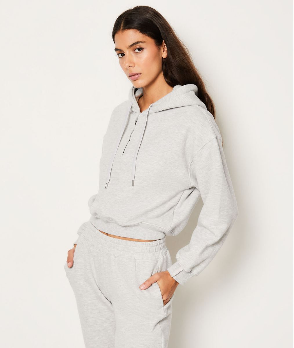 Sweat De Pyjama À Capuche En Coton thumbnail 4