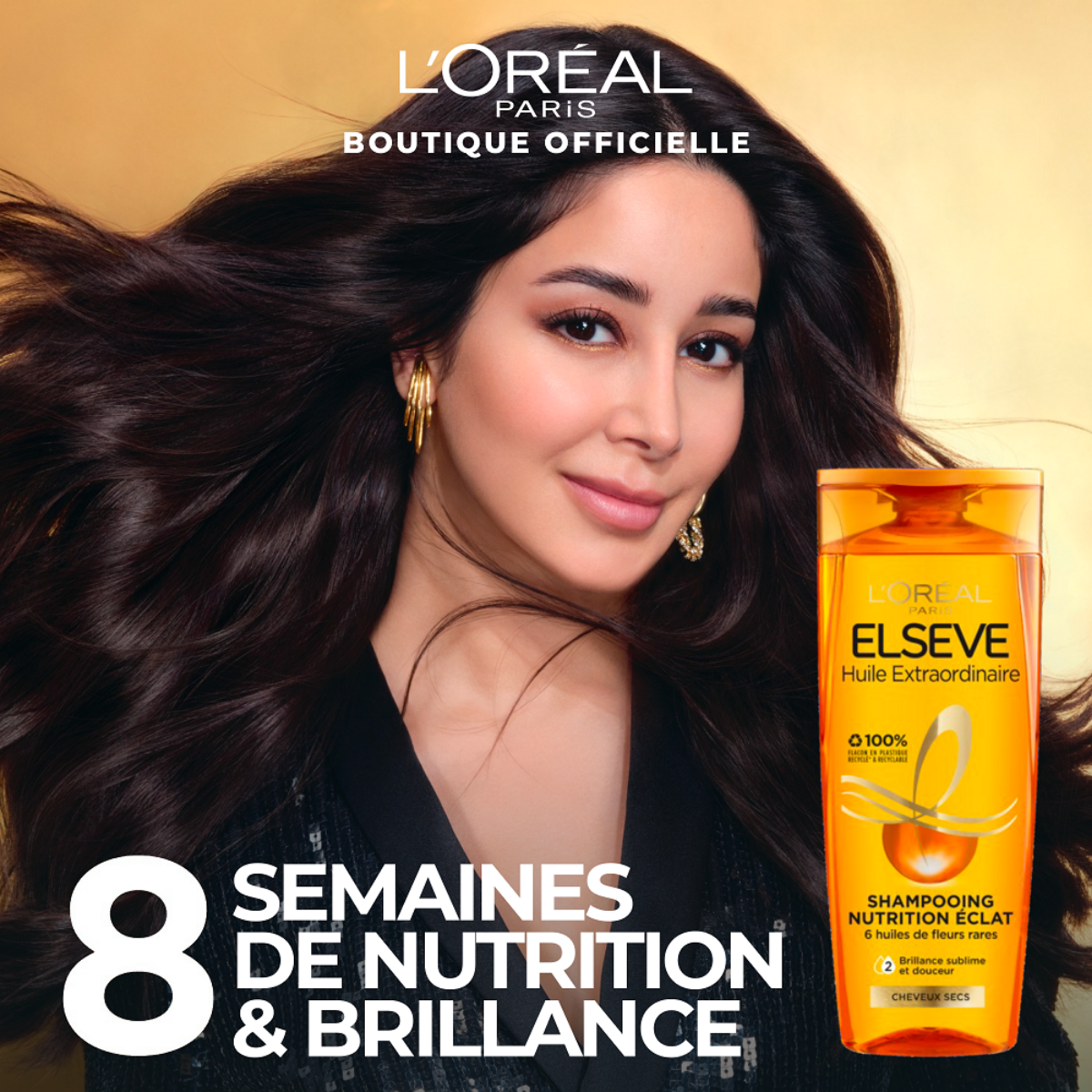 Huile Extraordinaire - Shampooing nutrition cheveux normaux à secs 400ML