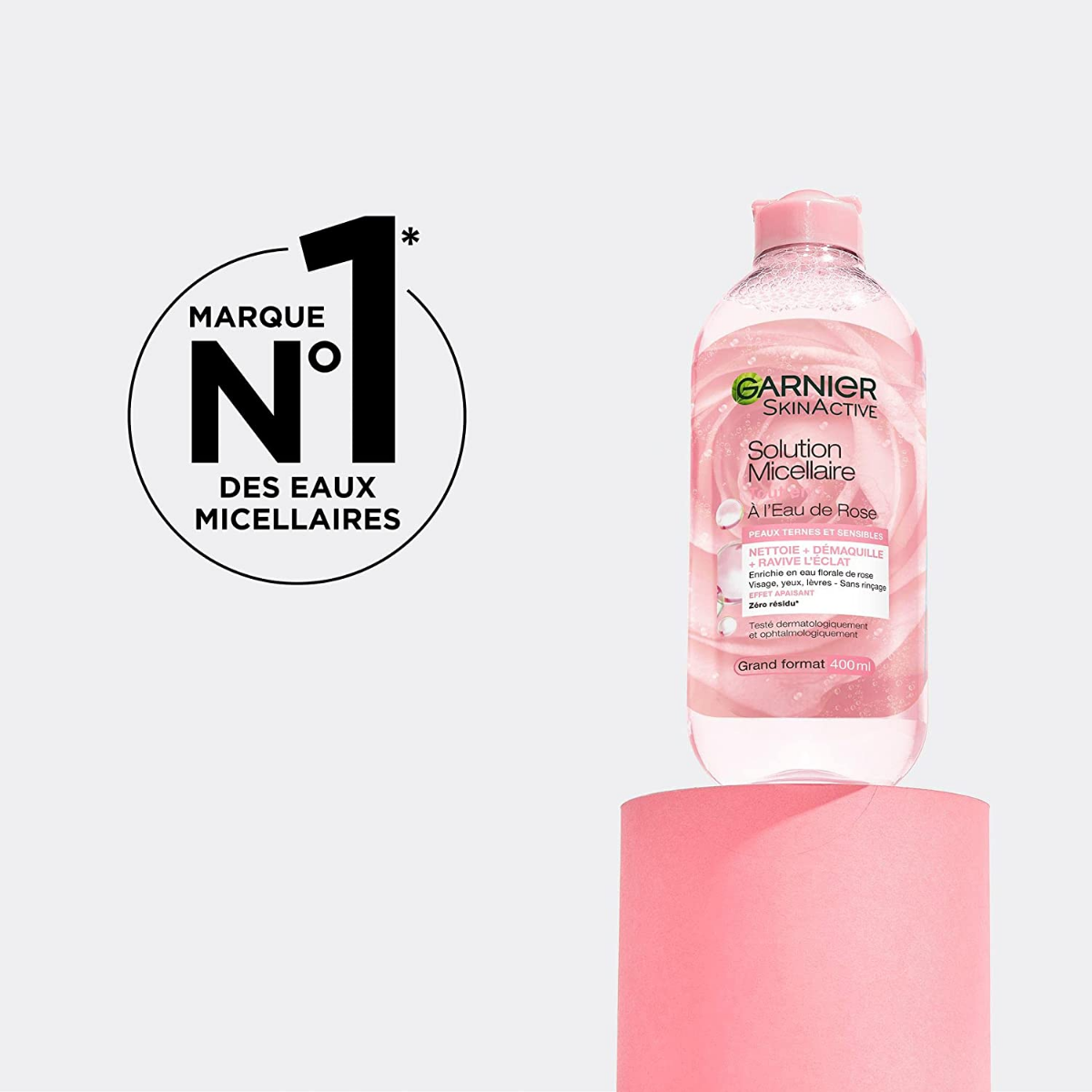 Skin Active - Eau Micellaire Démaquillante Nettoyante Tout En Un À L'eau De Rose thumbnail 4