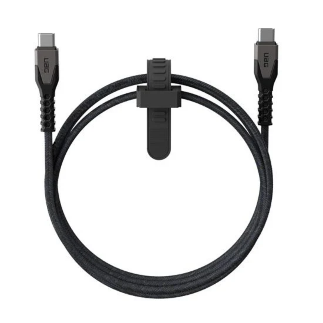 Urban Armor Gear - Câble Rugged USB-C vers USB-C 1,5 mètre - Noir & Gris