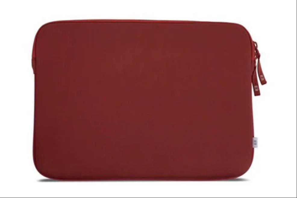 MW Housse compatible Macbook Pro/Air 13 Basics ²Life Rouge/Blanc