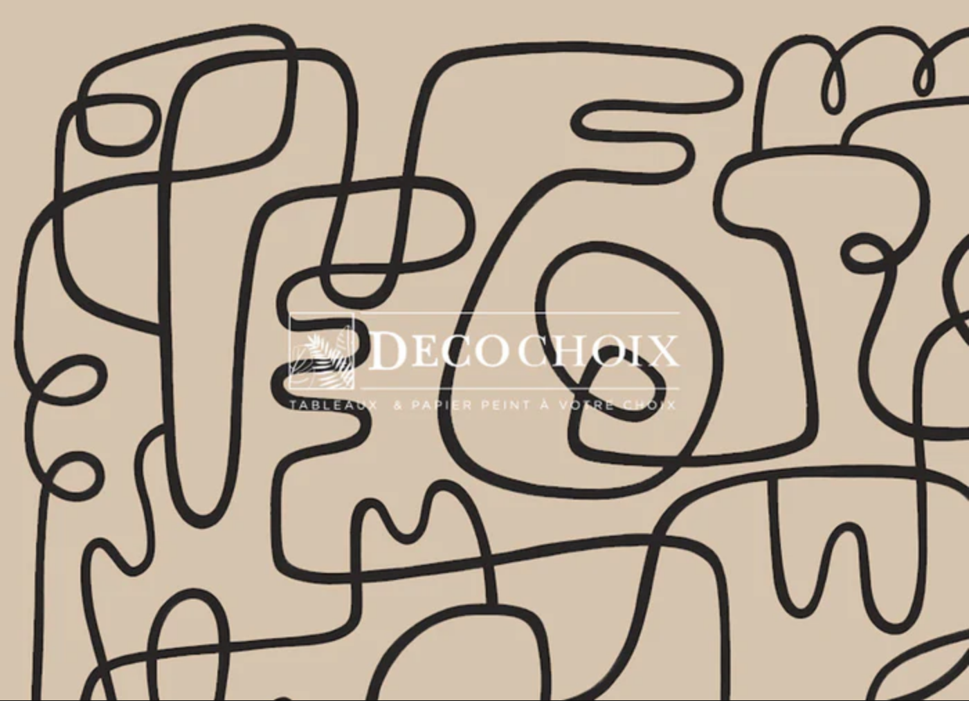 Papier peint Contours