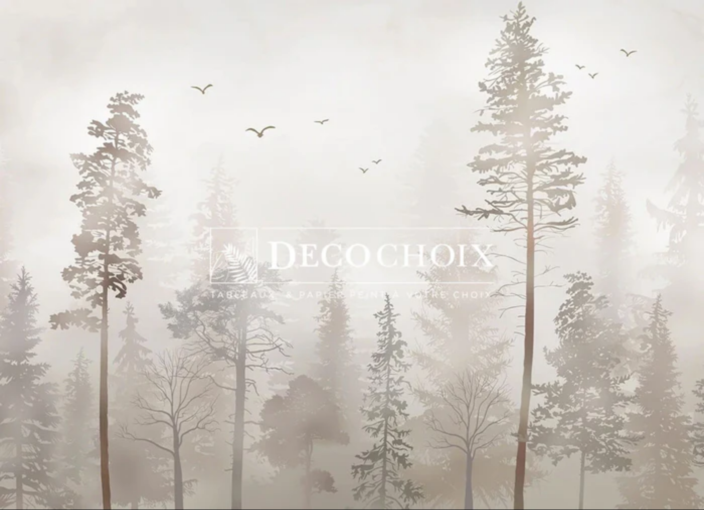 Papier peint Forêt Envoûtante