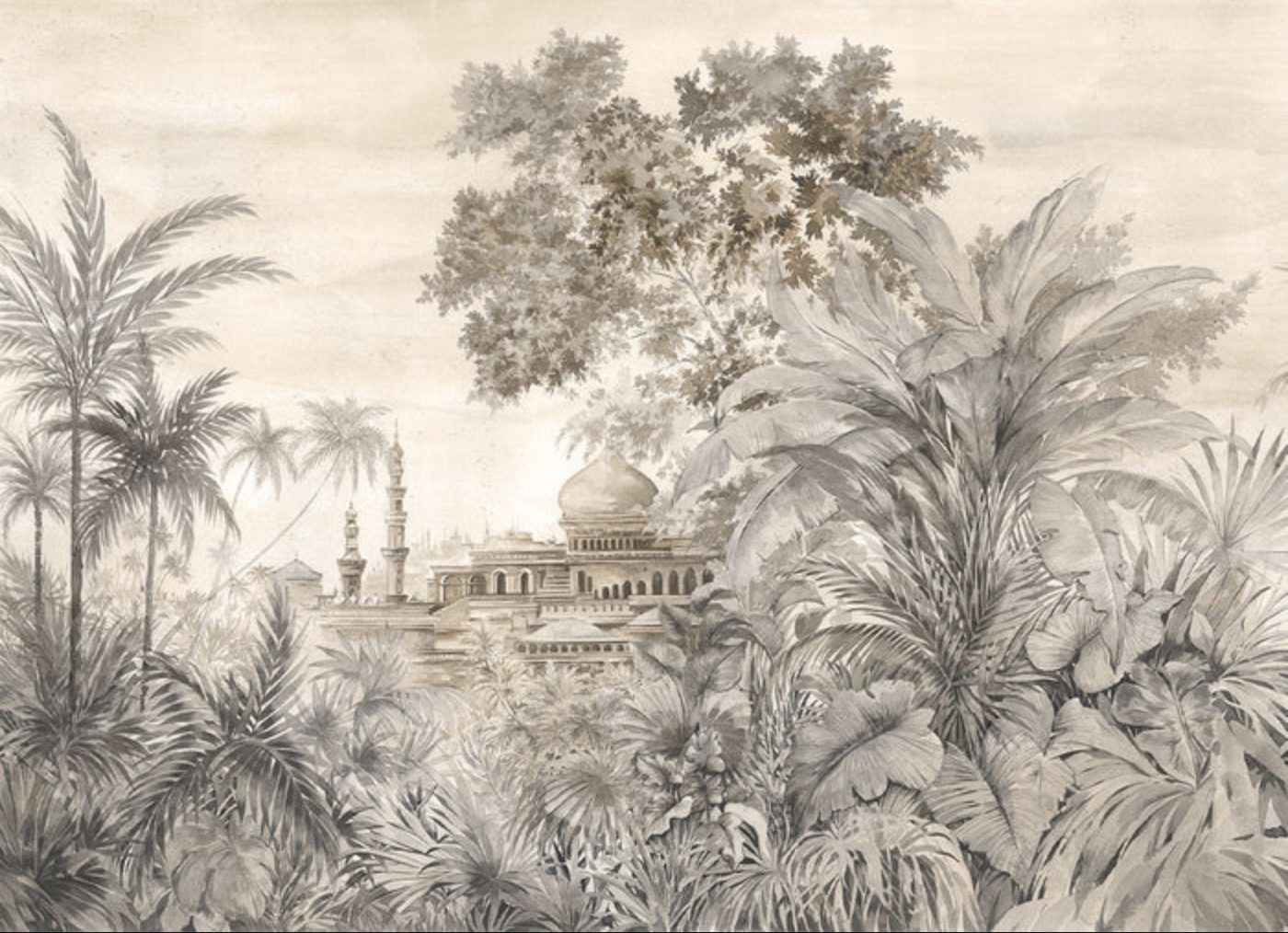 Papier peint Tropical Évasion