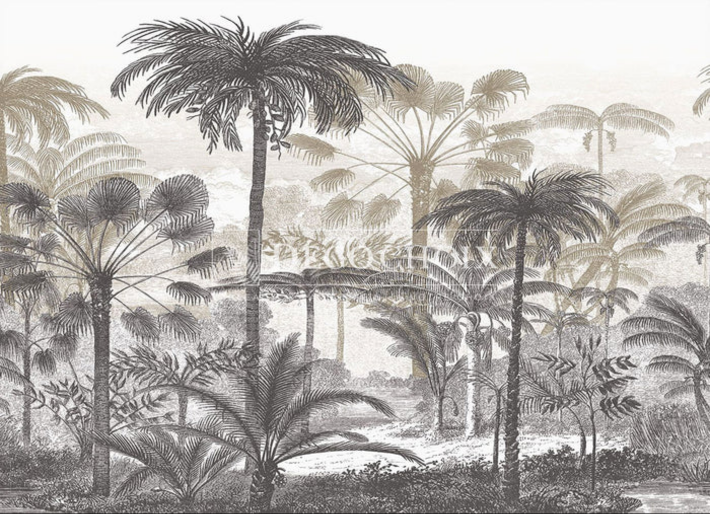 Papier peint Noir et blanc