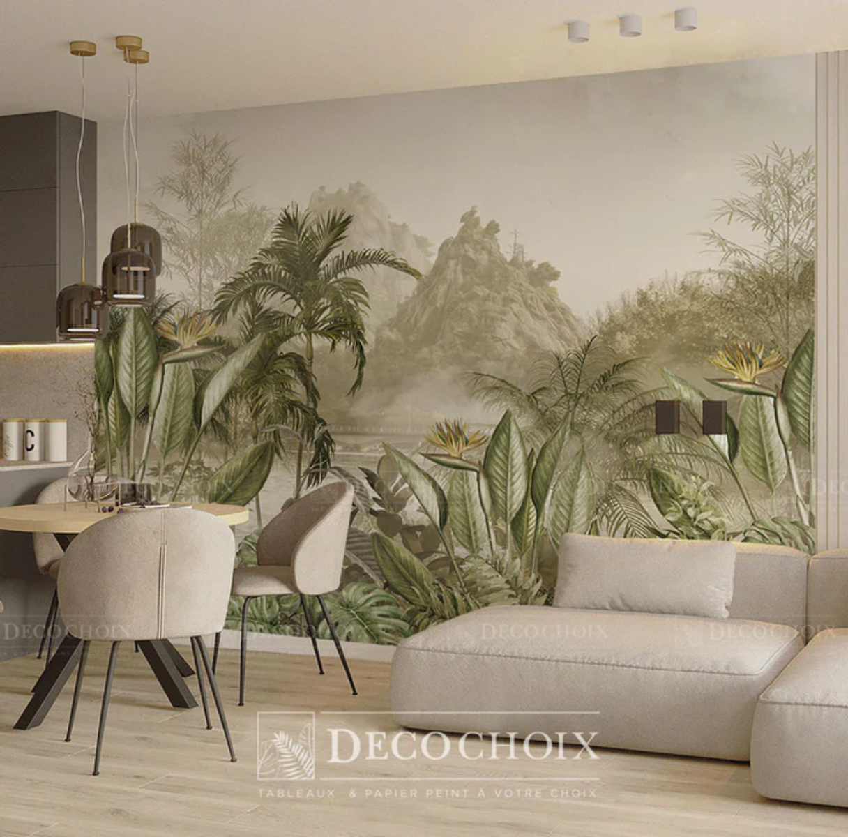 Papier peint Tropical