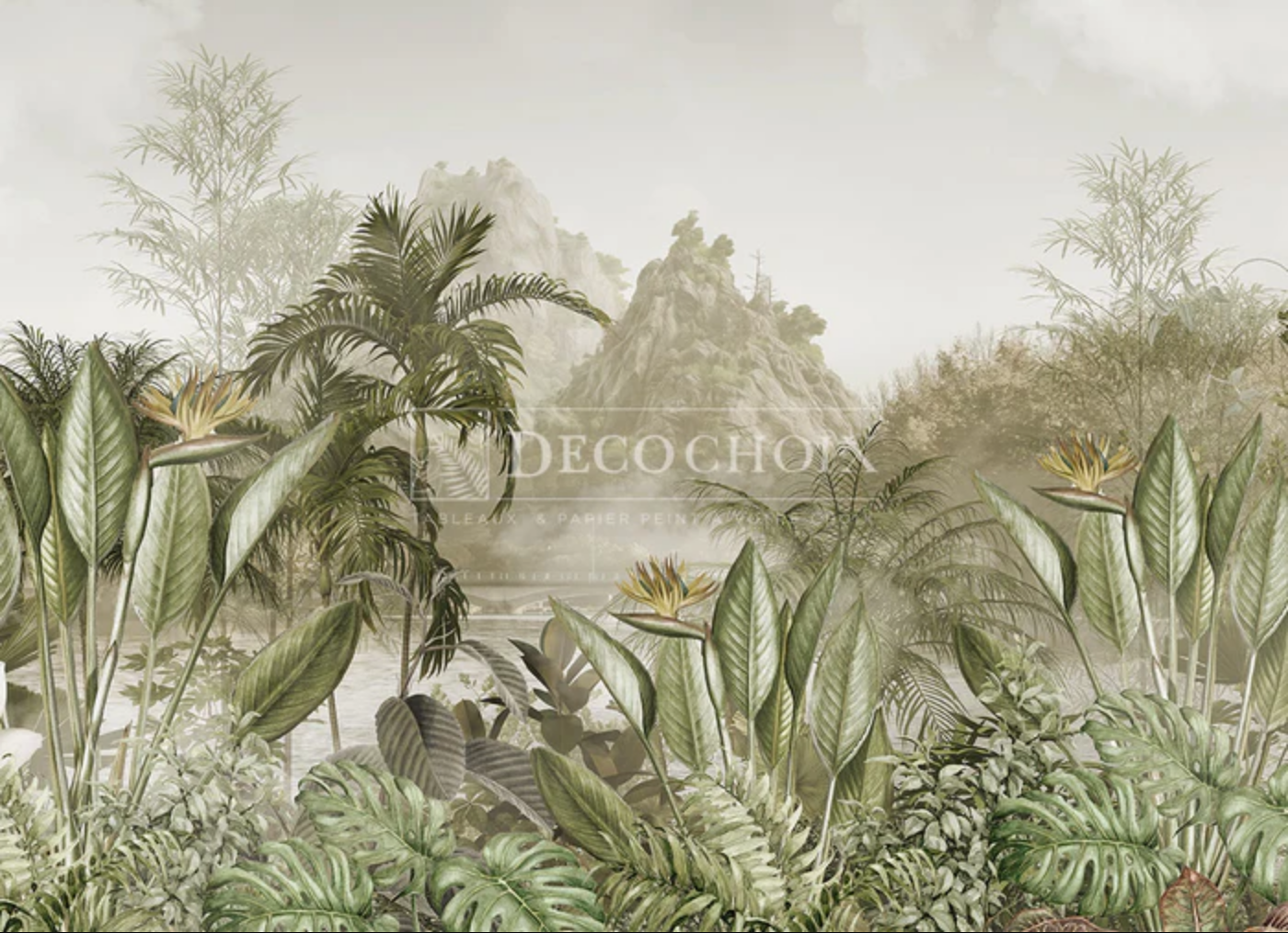 Papier peint Tropical