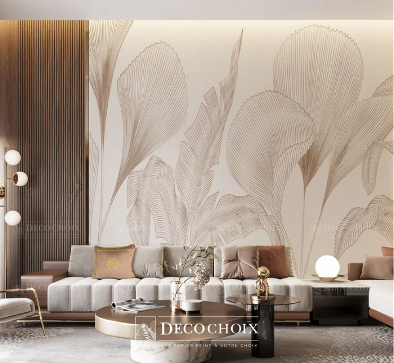 Papier peint Moderne forme