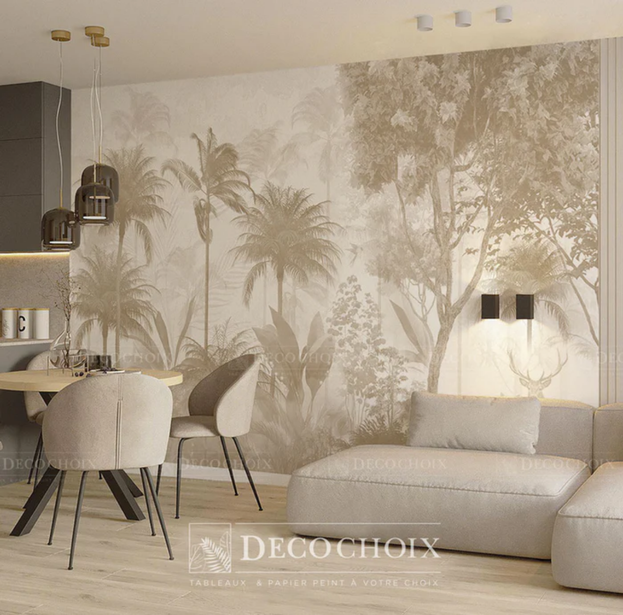 Papier peint Tropical