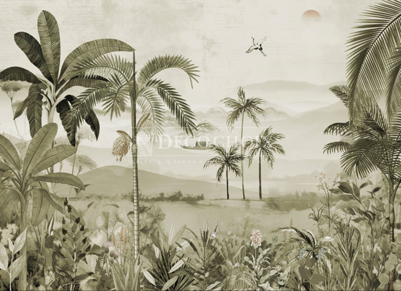 Papier peint Tropical