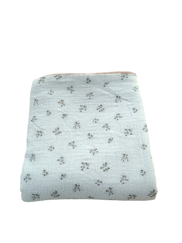 Couverture à motif en Gaz de coton