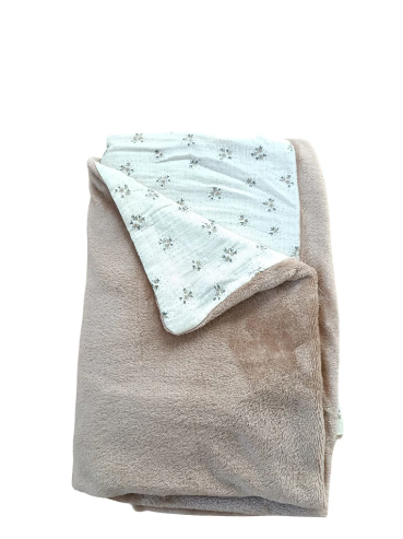 Couverture à motif en Gaz de coton