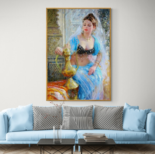 Tableau Odalisque Marocain
