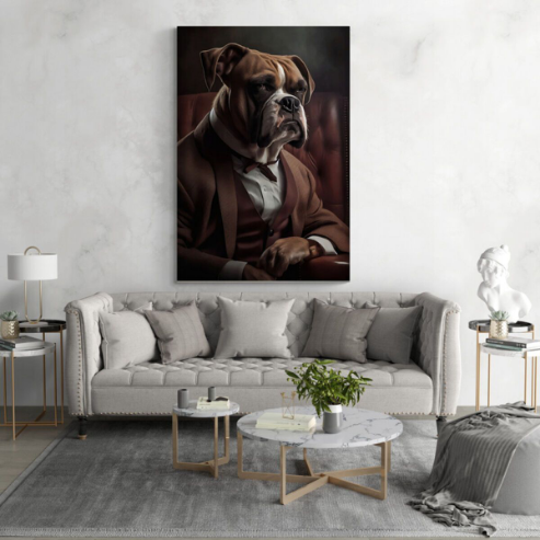 Tableau Bulldog Anglais