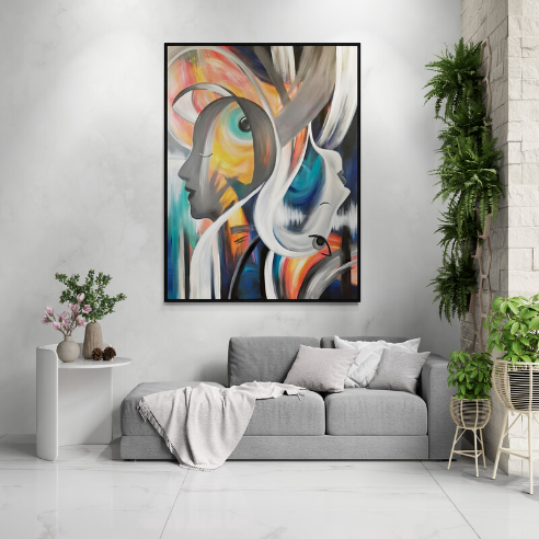 Tableau Abstraite Figurative