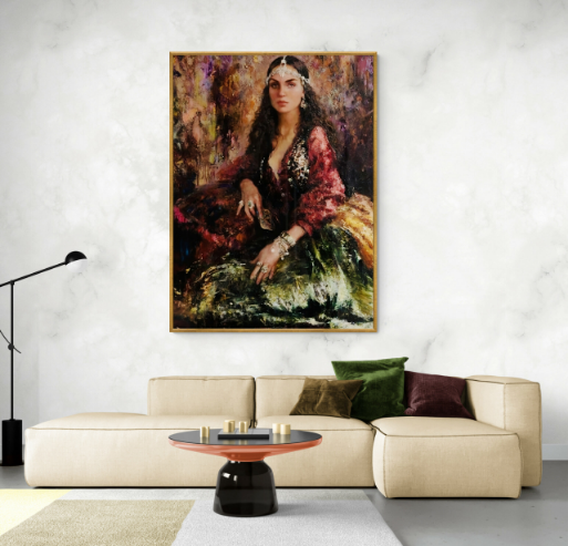 Tableau Beautiful Face Woman