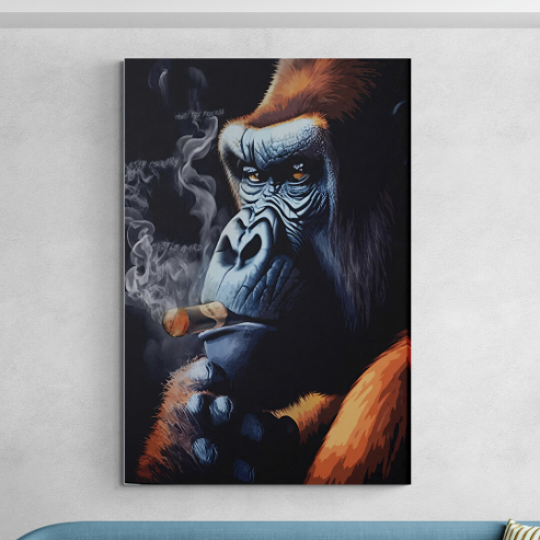 Tableau Monkey Smoke