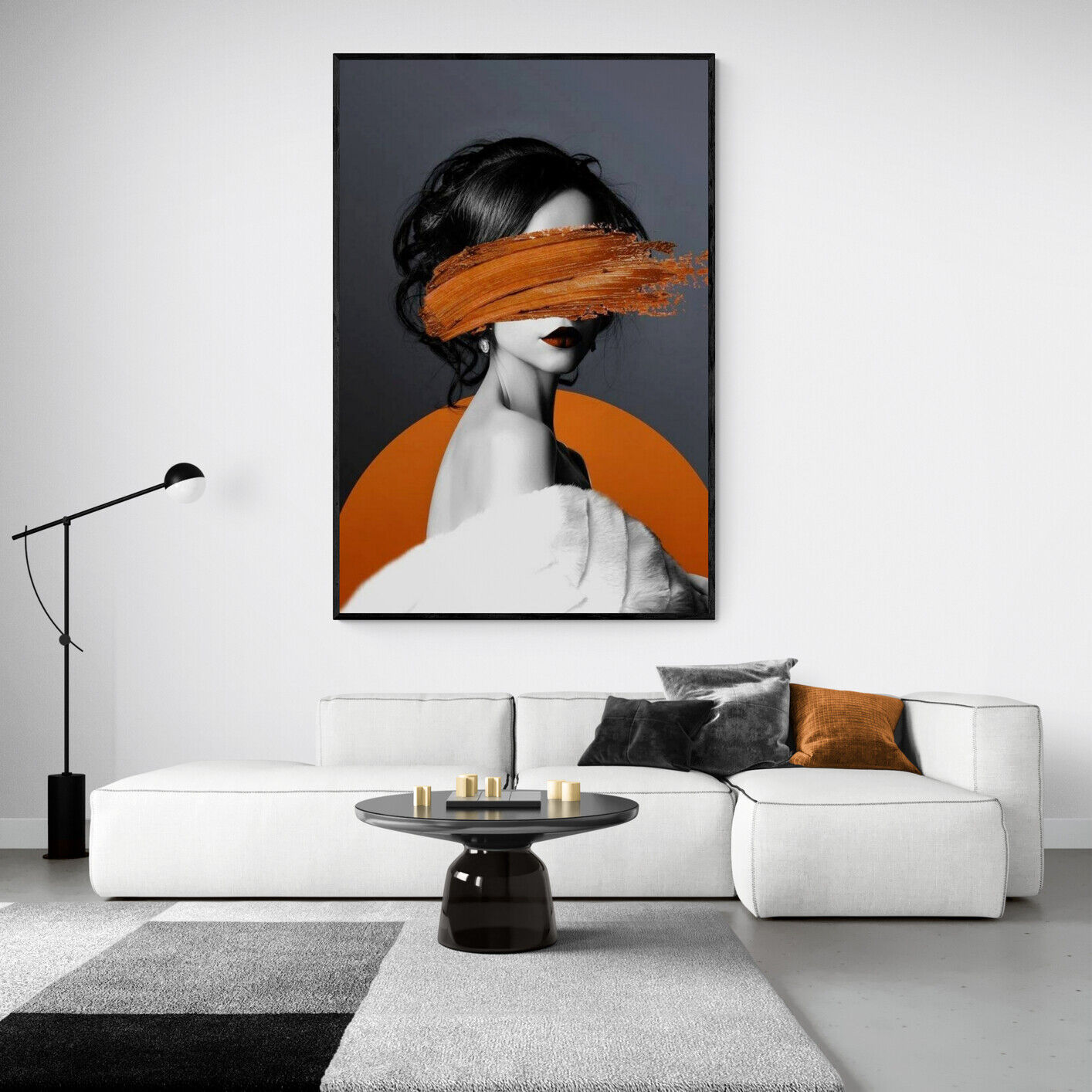 Tableau Une lady mystérieuse