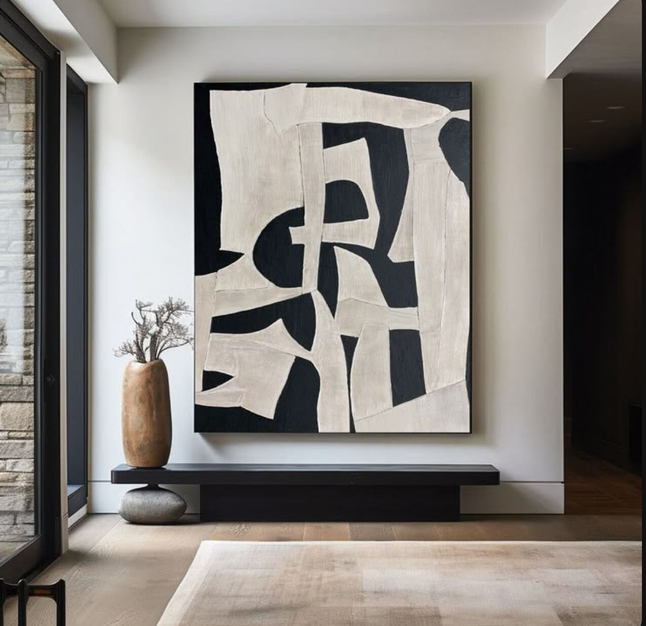 Tableau Abstrait minimaliste