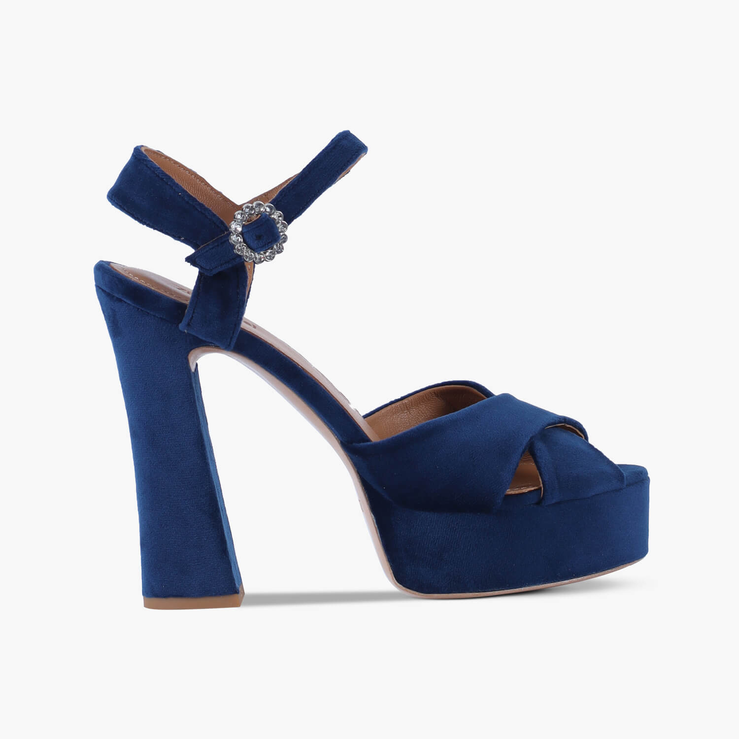 Maria Blue Velvet Sapphire Blue