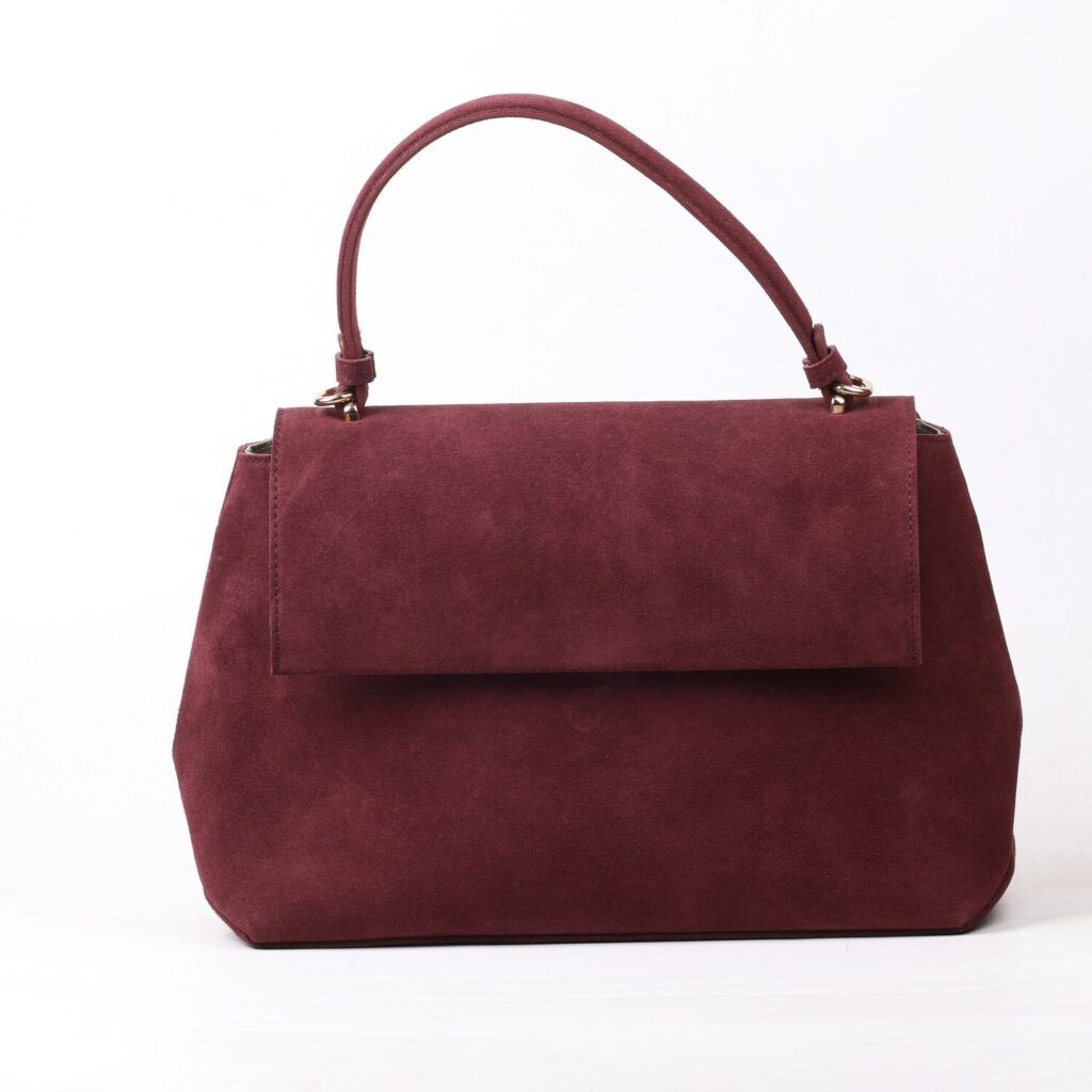 Jeanne Suede Burgundy