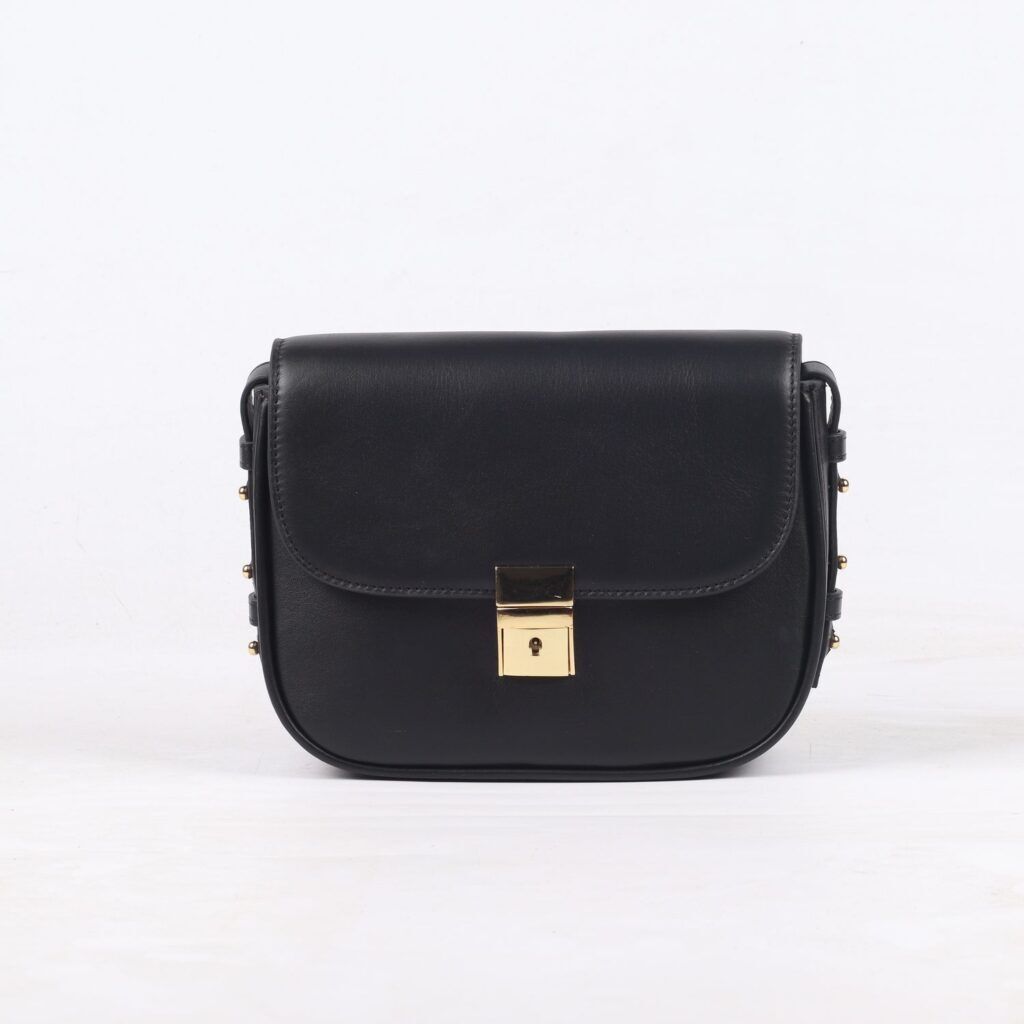 Simone Black Leather Black