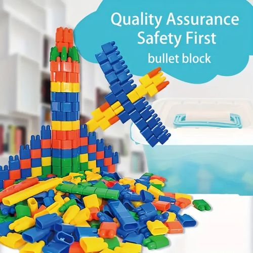 Blocs de Construction Fusée – 100 Pièces Diy – Jouet Éducatif et Créatif pour Enfants – Cadeau Idéal pour Filles et Garçons thumbnail 2