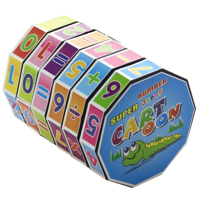 Rotatif Numéro Dapprentissage Math Cube Jouets Éducatifs thumbnail 3