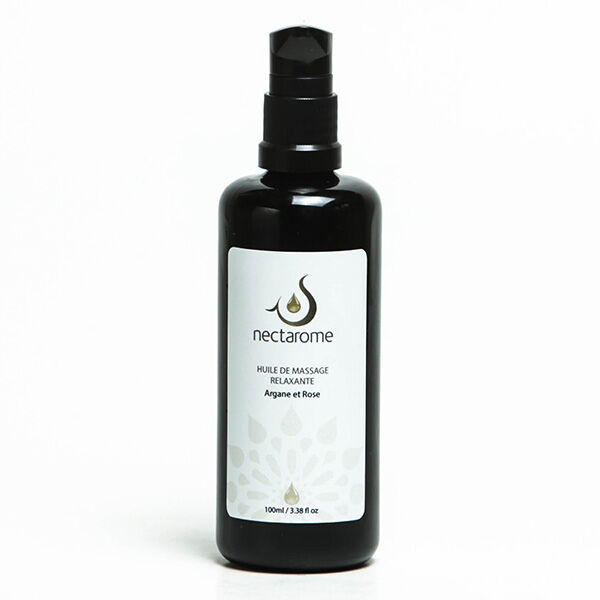 HUILE DE MASSAGE Argane et Rose