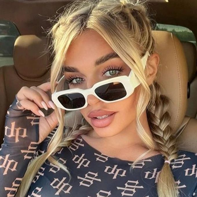 Lunettes de Soleil Rétro Rectangulaires thumbnail 2