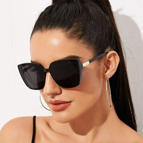 Lunettes de soleil carrées noires – Style moderne et audacieux pour homme et femme