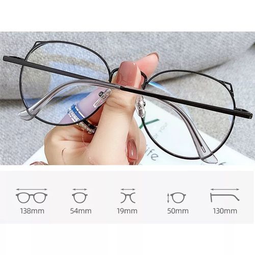 Lunettes Rondes Anti-lumière Bleue