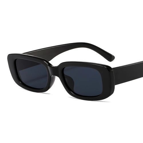 Lunettes de soleil rétro rectangles