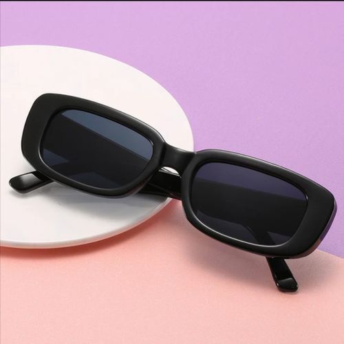 Lunettes de soleil rétro rectangles