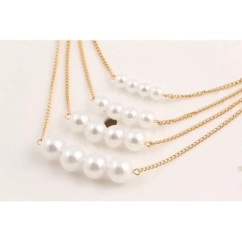 Collier Bohème Multicouche en Perle