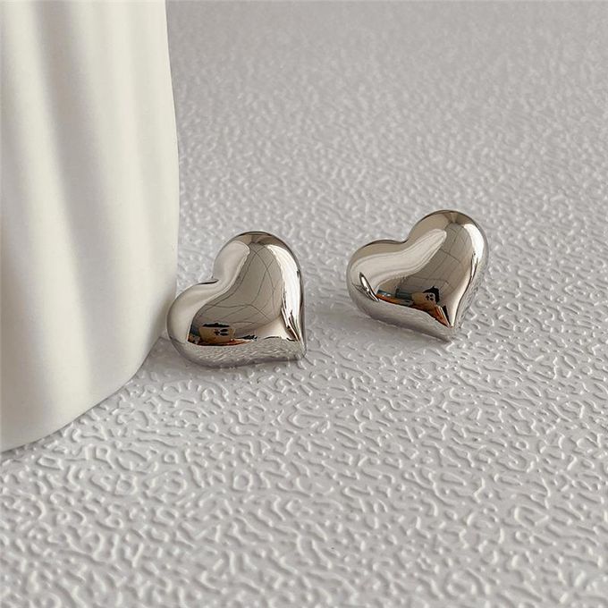 Boucles D'oreilles en Forme de Cœur