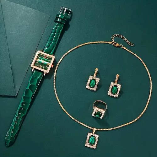 Montre et bijoux assortis – Ensemble 5 pièces thumbnail 2