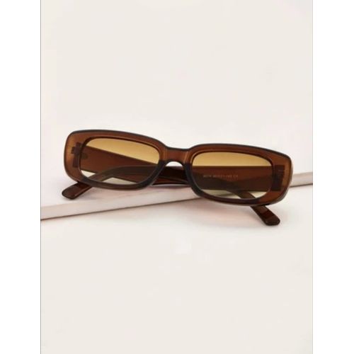 Lunettes de soleil rétro rectangulaire thumbnail 2