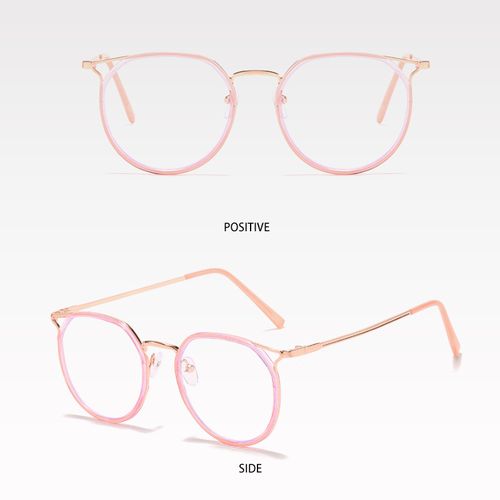 Lunettes Rondes Anti-Lumière Bleue