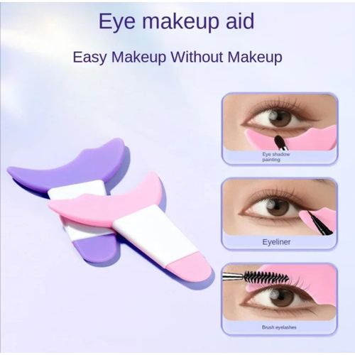 Pochoirs en Silicone Réutilisables - Eyeliner Parfait ( Couleur Aléatoire )