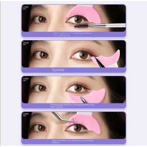 Pochoirs en Silicone Réutilisables - Eyeliner Parfait ( Couleur Aléatoire )