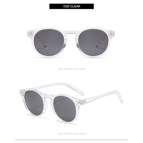 Lunettes de soleil monture transparentes
