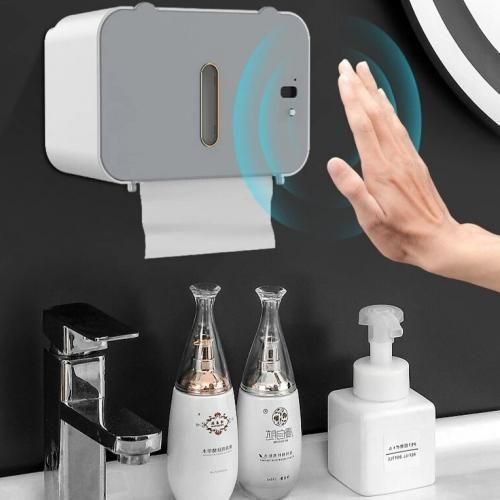 Boîte à Mouchoirs Automatique Murale Porte-Papier, Distributeur électronique de Serviette thumbnail 4