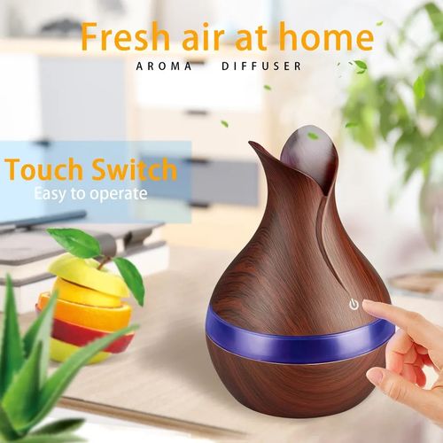 Diffuseur Parfum USB Humidificateur d'air, 7 couleurs LED, à Huile Essentielle thumbnail 1