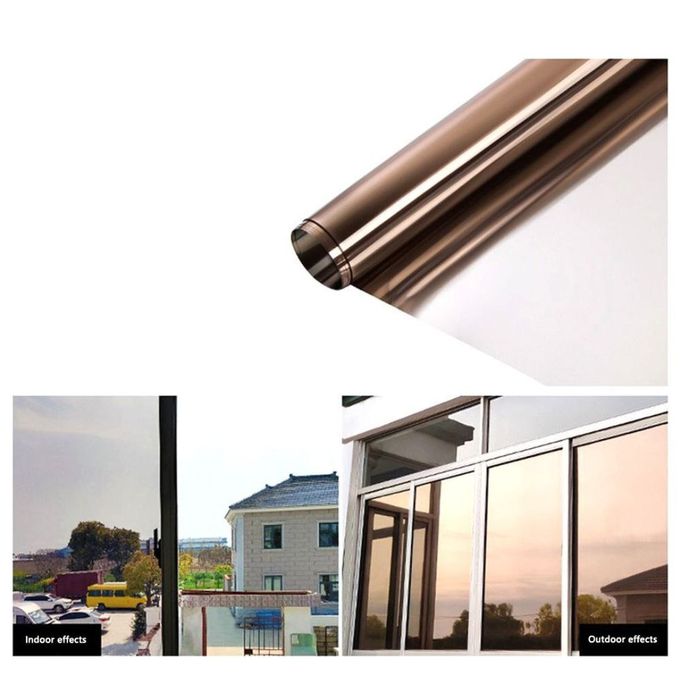 Film Miroir Fenêtre sans Tain Protection de Solaire Film Anti Chaleur